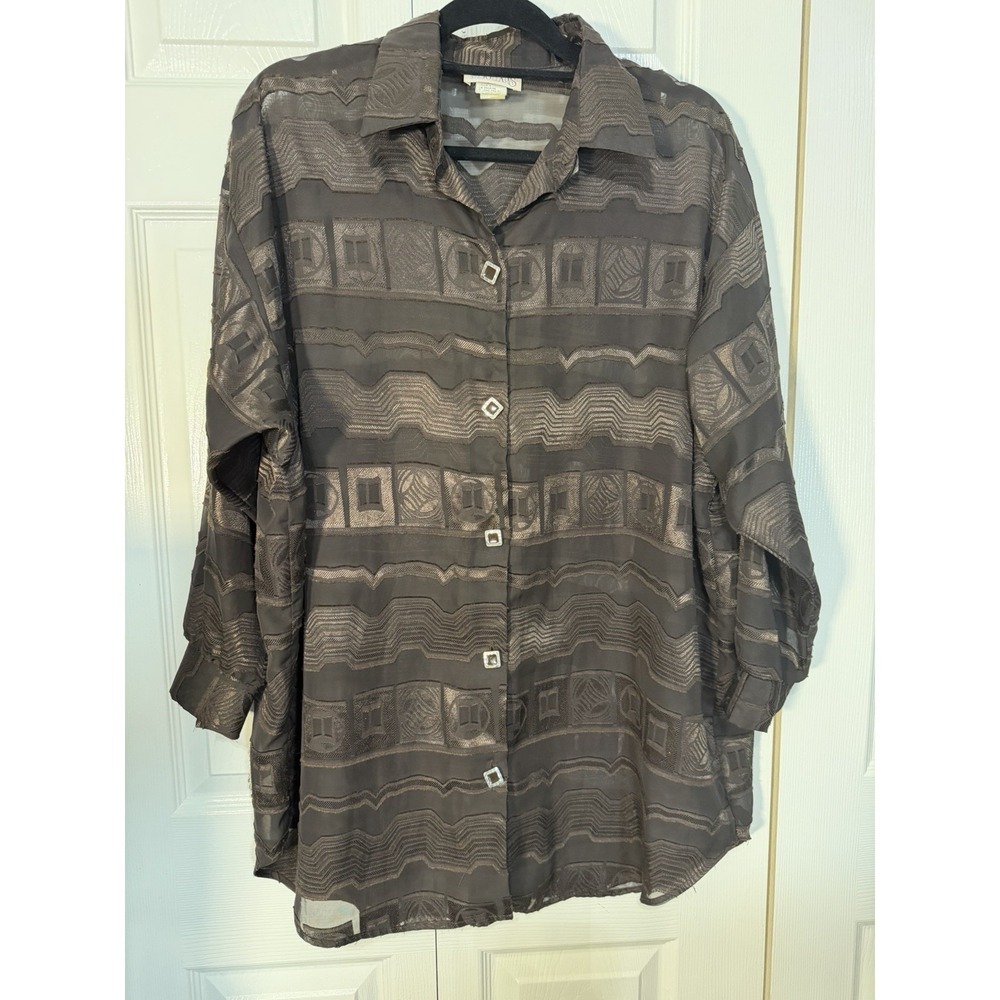 Sand Dollar Women's Brown Cover Up Size Medium
